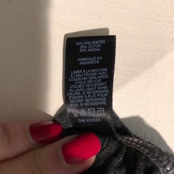 Express Dark Heather Form Fitting Dress - Picture 6 of 6